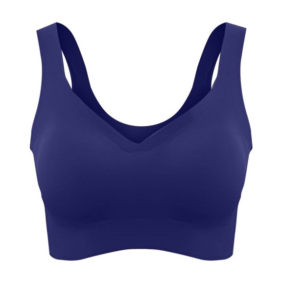 Underwear for Women Ice Gather Large Size Running Vest Yoga Sports Underwear Bra Comfortable Seamless Full Coverage Bras for Women