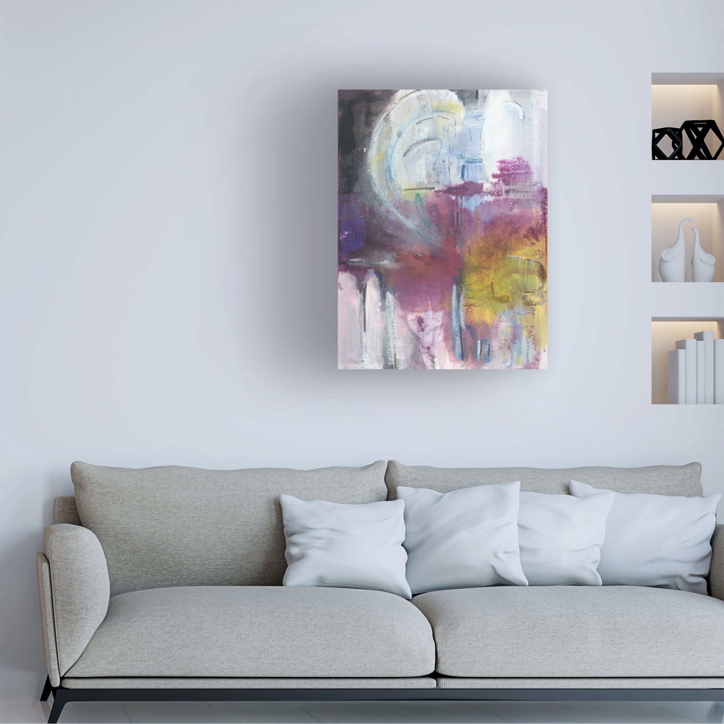 Joyce Combs 'New Beginning III' Canvas Art