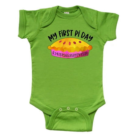 

Inktastic My 1st Pi Day Pink Pie Pan Pun Gift Baby Boy or Baby Girl Bodysuit