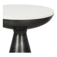 thumbnail image 3 of MOE'S Home TABLE d'Appoint Police Marbre Blanc, 3 of 3