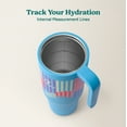 thumbnail image 7 of Reduce Jamie Makeup 40oz Chiller Tumbler with Handle with Spill-Proof Straw, Candy Stripe, 7 of 7