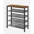 thumbnail image 3 of VASAGLE Shoe Rack, 5-Tier Shoe Rack Organizer for Closet Entryway with Storage Shelves and Spacious Top, 3 of 6