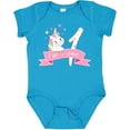 thumbnail image 3 of Inktastic I'm One Cute Unicorn 1st Birthday Boys or Girls Baby Bodysuit, 3 of 5
