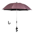 thumbnail image 3 of de Cochecito de Bebé de 33 ", de Cochecito con Abrazadera de Fijación Ajustable, para Silla de Playa de Bicicleta de Hugo Sombrilla de protección solar, 3 of 10