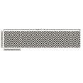 thumbnail image 3 of Ambesonne Abstract Fabric by the Yard Upholstery, Azulejo Mosaic Composition, 10 Yards, Black Off White, 3 of 5