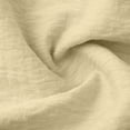thumbnail image 4 of Womens Casual Tops 3/4 Sleeve Crewneck Bottons Shirts Summer Loose Solid Color Basic Tee Beach Vacation Tops Beige M, 4 of 9