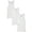 white, variant on Head Boys' Cotton A-Line 3-Pack Tank Tops (Toddler)
