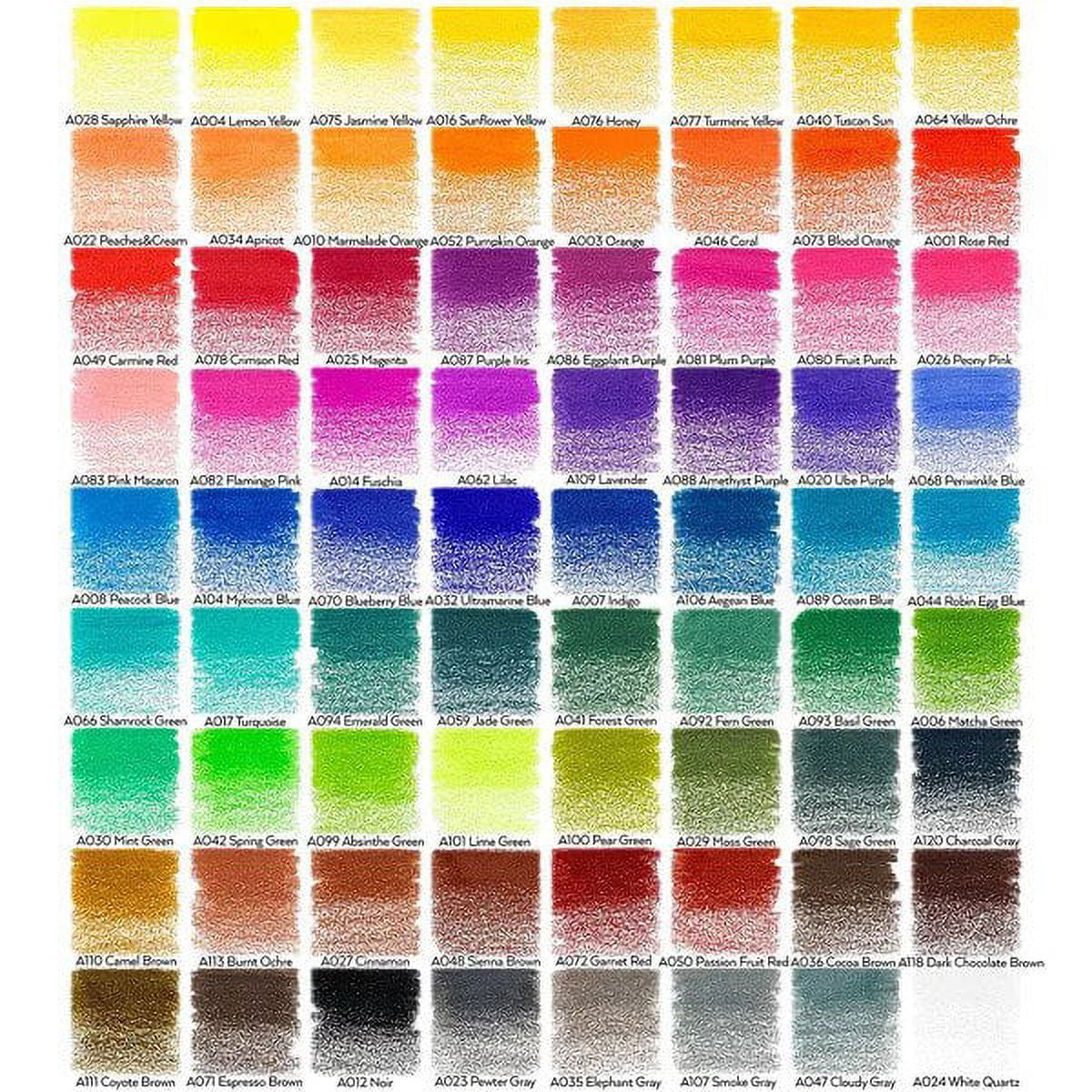 Arteza Vibrant Colored Pencils Set Assorted Colors 72pk
