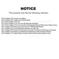 thumbnail image 2 of TEC Rear Ceramic Disc Brake Pads TEC-1839 for Car Cadillac ATS CTS, 2 of 10