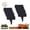 Stone-look Deep Black, variant on Garden Edging Border Plastic No Dig Interlocking with Stakes Stone Look Cement Gray 10PC