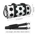 thumbnail image 2 of Pofeuu Soccer Ball Print Travel Duffel Bag,Sports Tote Gym Bag,Shoulder Weekender Overnight Bag for Women Gym Bag, 2 of 6