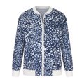 thumbnail image 4 of IROINID Veste à Fermeture Éclair pour Femmes à Manches Longues Outwear, T-Shirt Ample à Col Rond Blouse d'Automne, 4 of 6
