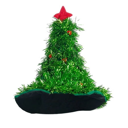 

Hemoton Christmas Tree Shape Hat Adorable Party Costume Accessories Party Headdress (Green)
