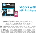 thumbnail image 3 of Cartouche d'Encre Tricolore 63 pour HP 63 (1 Pack), 3 of 7