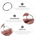 thumbnail image 5 of HOMEMAXS 14Pcs Binder Rings Metal Book Rings Round Metal Binder Rings Metal Rings for Book, 5 of 8