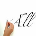 thumbnail image 4 of All is Calm, All is Bright Peel and Stick Wall Quote Decals with Glitter, 4 of 4