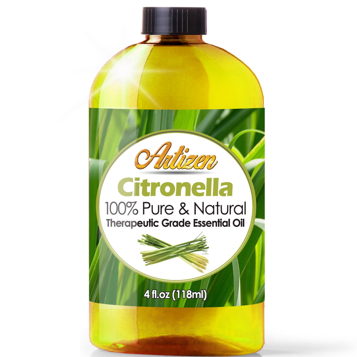 4oz Artizen Citronella Essential Oil (100 Pure & Natural UNDILUTED