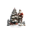 thumbnail image 6 of Santa Claus Acrylic Figurine Christmas Desk Decor Waterproof Wear Resistant Ornament for Home Office Gift(B), 6 of 6