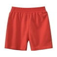 thumbnail image 2 of 3 Packs Baby Boys Elastic Waist Shorts Solid Kids Cotton Shorts Multicolor 2-8 Years Toddler Short Pants, 2 of 5
