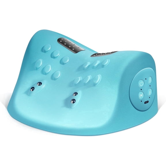 Electric Heated Neck Massager & Cervical Traction Pillow, 3 Mode Deep Tissue Stretcher for Pain Relief & Posture Correction