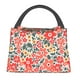 thumbnail image 1 of Easygdp Small Coral Red Flowers Bolsa de Almuerzo Insulada Reutilizable, Bolsa de Mano y Bandolera para Oficina, Trabajo, Viajes, 1 of 6