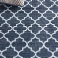 thumbnail image 4 of SAFAVIEH Arizona Shevon Trellis Polyester Area Rug, Black/Gray, 6' x 6' Round, 4 of 6