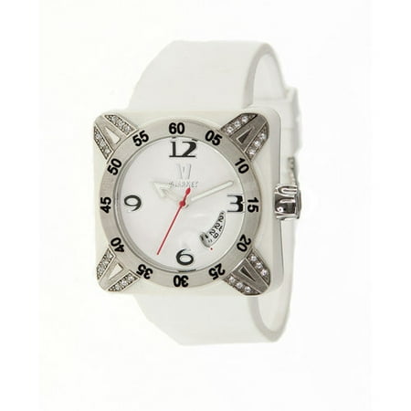 Vuarnet Deepest Lady Ladies Watch in White with Silver Bezel