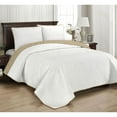 thumbnail image 2 of Honeycomb Reversible Embroidered Quilt Set by Brielle, 2 of 11