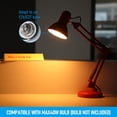 thumbnail image 7 of LED Metal Swing Arm Desk Lamp, Architect Table Lamp, Pixar Multi-Joint Adjustable Desk Lamp, Task Light for Office Bedroom Dorm Workbench Reading Study Work, Red, 7 of 7