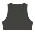 thumbnail image 4 of Womens Tops Sexy Sleeveless Crewneck Ribbed Knitted Tank Crop Tops for Women Shirts for Women, 4 of 4