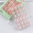 thumbnail image 2 of RAGUPEL 24Pcs Press on Nails for Kids,Gradient Yellow with Glitter Kids Nails,Adhesive Backing Does Not Damage Nails Fake Nails for Kids,Style2, 2 of 6