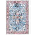 thumbnail image 2 of SAFAVIEH Serapi Flora Oriental Area Rug, Blue/Ivory, 4' x 6', 2 of 13