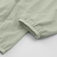 thumbnail image 6 of LEKWK Hooded Jacket for Men Sun Protection Lightweight Windbreaker Full Zip Activewear with Side Pockets for Hiking Running Travel Camping Mint Green M, 6 of 6