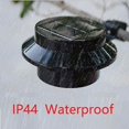 thumbnail image 5 of 6 Pack Solar Powered LED Gutter Lights, Fence, Roof, Gutter, Garden, Yard, Wall, Black, 5 of 5