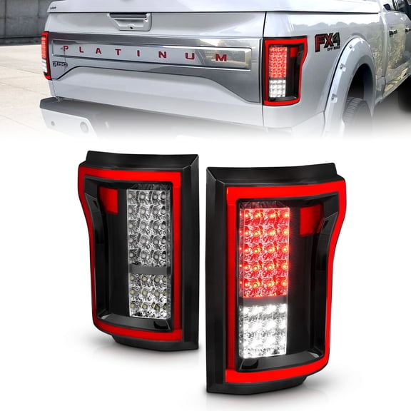 ANZO USA 311262 Tail Light Assembly Fits select: 2015-2016,2017 FORD F150