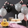 thumbnail image 4 of Centros de mesa de decoración de cumpleaños de 80 años para decoraciones de fiestas de cumpleaños (Negro + Tono Dorado), 4 of 5