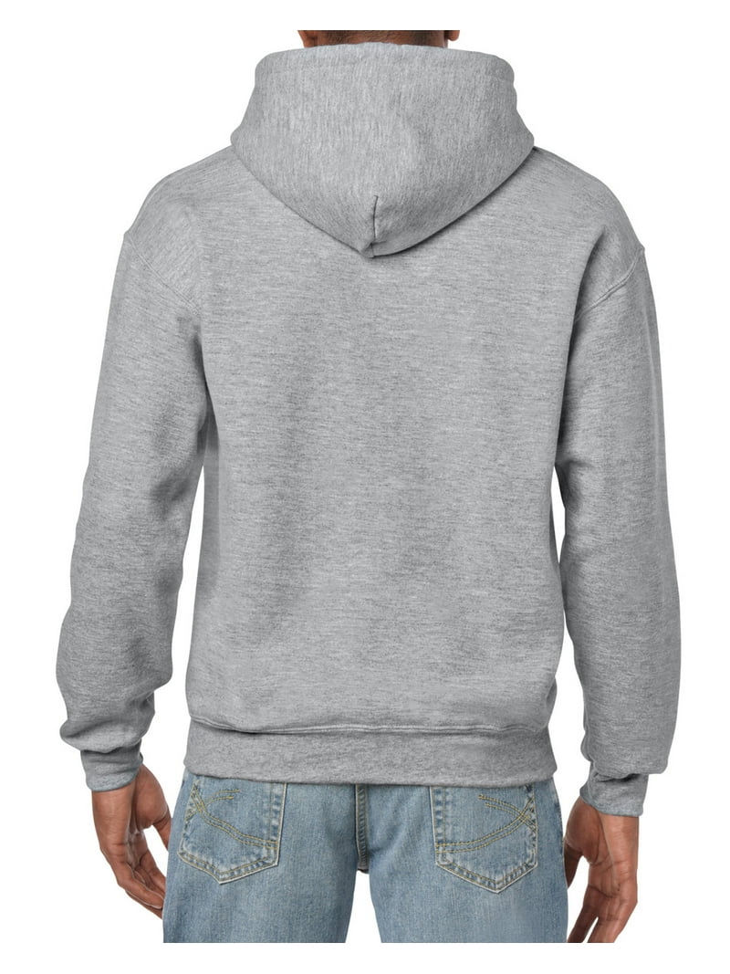 Gildan Men's Heavy Blend Hooded Sweatshirt - 5XL Black, 50/50 Cotton/Poly, Double-Lined Hood, Pouch Pocket 1 thumbnail image