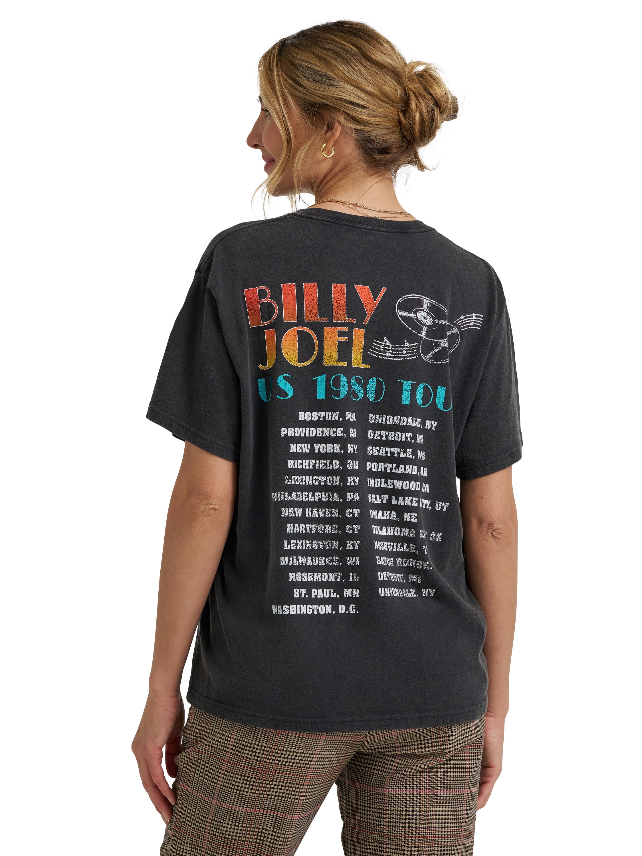 Lee® Women's Short Sleeve Billy Joel Graphic Tee, Sizes S-3XL