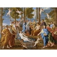 thumbnail image 2 of Nicolas Poussin 14x11 Black Ornate Wood Framed Double Matted Museum Art Print Titled: The Parnassus, 2 of 5