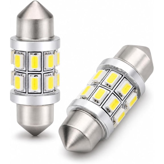 31mm Marine LED Festoon Bulbs for Navigation, Boat Anchor & Mast Masthead Lights, Super Bright 12V 2PCS