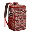 thumbnail image 1 of Rustic Insulated Backpack Cooler - 20L Soft Cooler Bag, Artistic Design for Outdoor Enthusiasts, 1 of 4