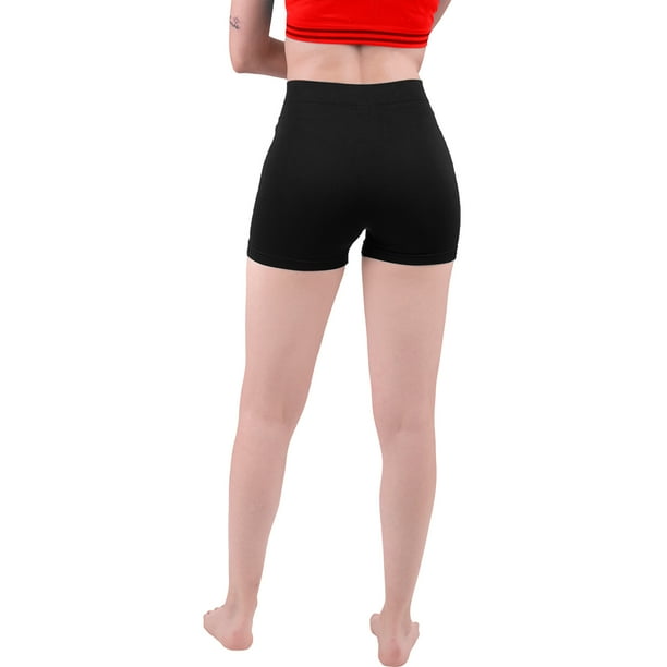 Short Deportivo Mujer Negro Unitalla Licra Boxer Pantalones Cortos Biker Dahirim Store N21912