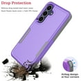 thumbnail image 2 of For Samsung Galaxy S25 FE Case, Shockproof Heavy Duty Rugged Phone Case for Samsung Galaxy S25 FE, Tekcoo Military Grade Protection Dual Layer Sturdy Durable Cover Cute Bumper - Purple, 2 of 8