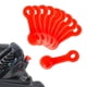 thumbnail image 4 of Tapones para boquillas de purga de frenos Sunnimix 10x goma freno purga ENGRASE rojo, 4 of 8