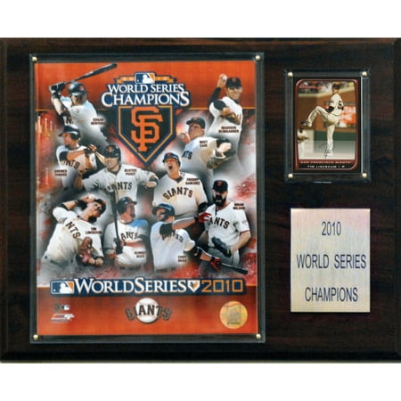 World Series Championship Plaque C&I Collectables MLB 12x15 San Francisco Giants 2010 World Series Championship Plaque ()