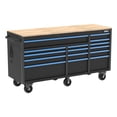 thumbnail image 4 of HART 72-Inch 15-Drawer Mobile Workbench with Solid Wood Top, Heavy-Duty Rolling Tool Chest, 4 of 9