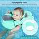 thumbnail image 5 of Non-Inflatable Baby Armpit Swim Float Infant Lying Swimming Ring Pool Trainer for 8-36 Months Baby, 5 of 5