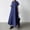 Dark Blue, variant on Spring Dresses For Women Sevevn Women's Summer Casual Color Sleeveless Oversized Skirt-Breasted Cotton Linen Shirt Dress Womens Summer Dresses