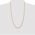 thumbnail image 5 of Solid 10k Yellow Gold 3.2mm Diamond-cut Rope Chain - 30", 5 of 8