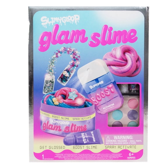 SLIMYGLOOP Glam Slime Kit with Beauty Accessories